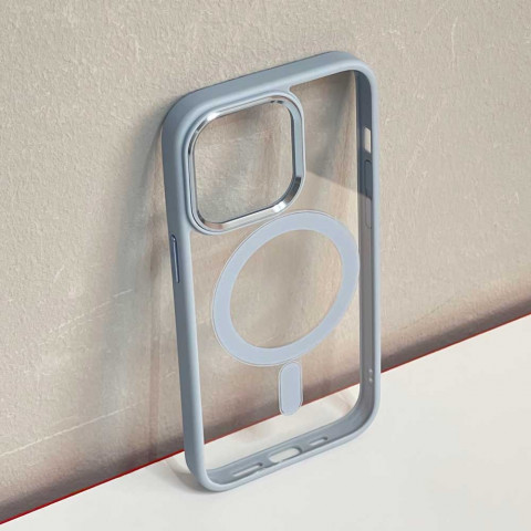 Чохол Crystal case with MagSafe для iPhone 11 (Sierra blue)